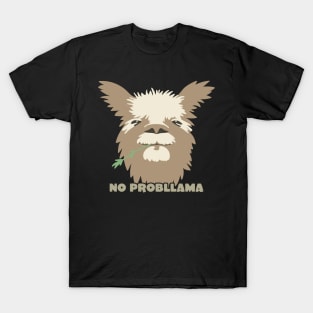 No Probllama Llama T-Shirt